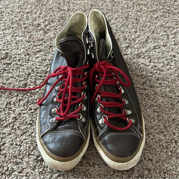 Converse Chuck Taylor Brown Leather Hiker High Top Sneakers Size 10 - Picture 2 of 10